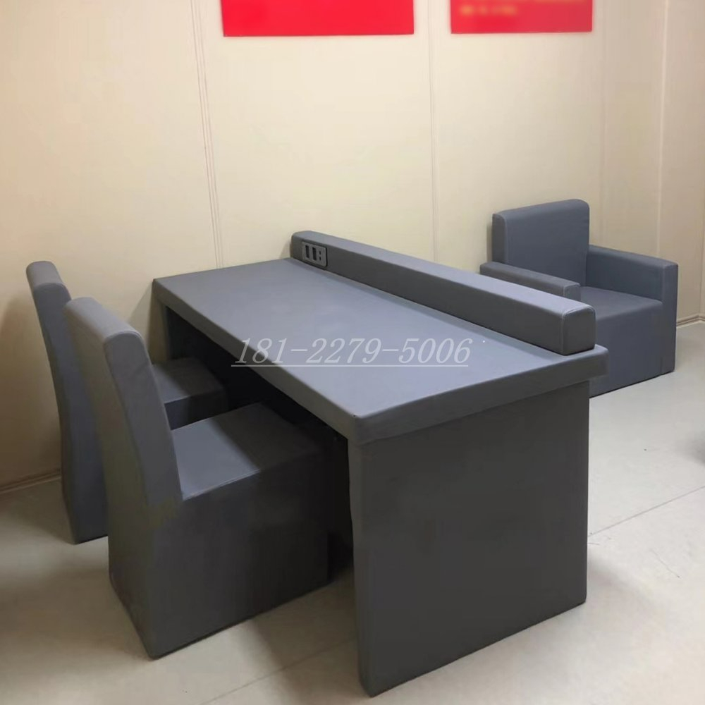 審訊室防撞軟包安裝細(xì)節(jié)圖